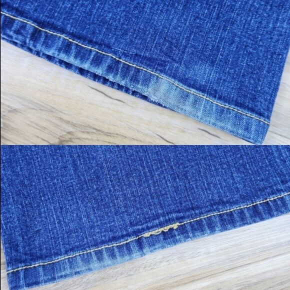 💇♀️Seven7 Blue Dark Wash Bootcut Jeans Size 18 - Picture 12 of 13